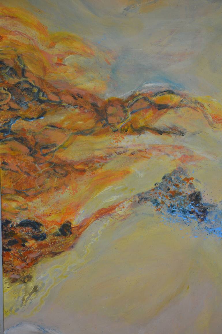 Original Abstract Landscape Painting by Robert Gheyssens