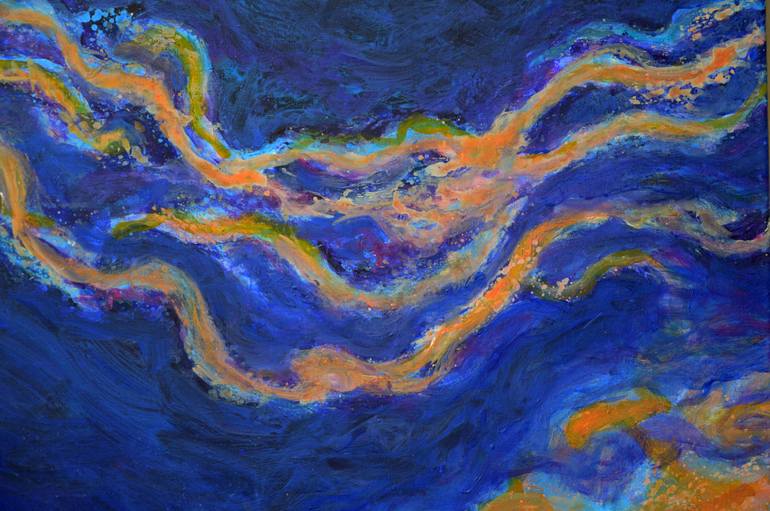 Original Abstract Nature Painting by Robert Gheyssens