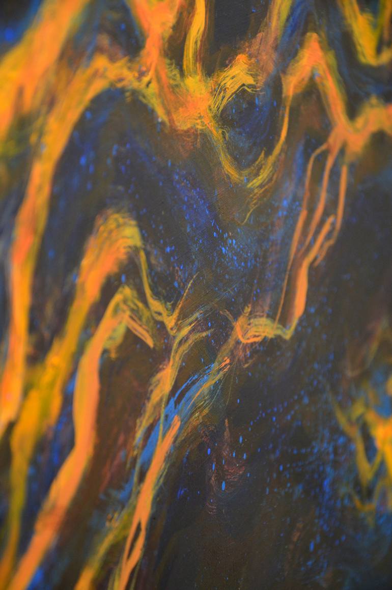 Original Abstract Nature Painting by Robert Gheyssens