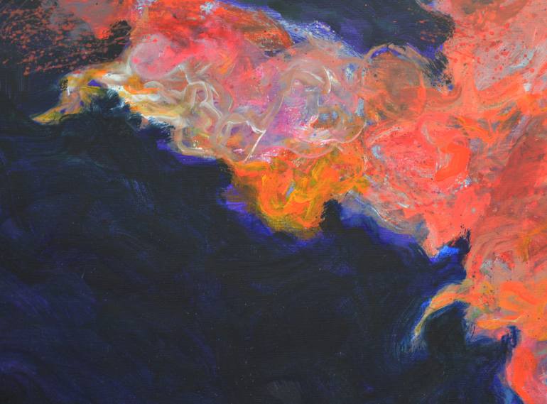 Original Abstract Expressionism Abstract Painting by Robert Gheyssens