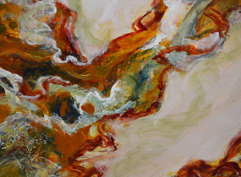 Original Abstract Expressionism Abstract Painting by Robert Gheyssens