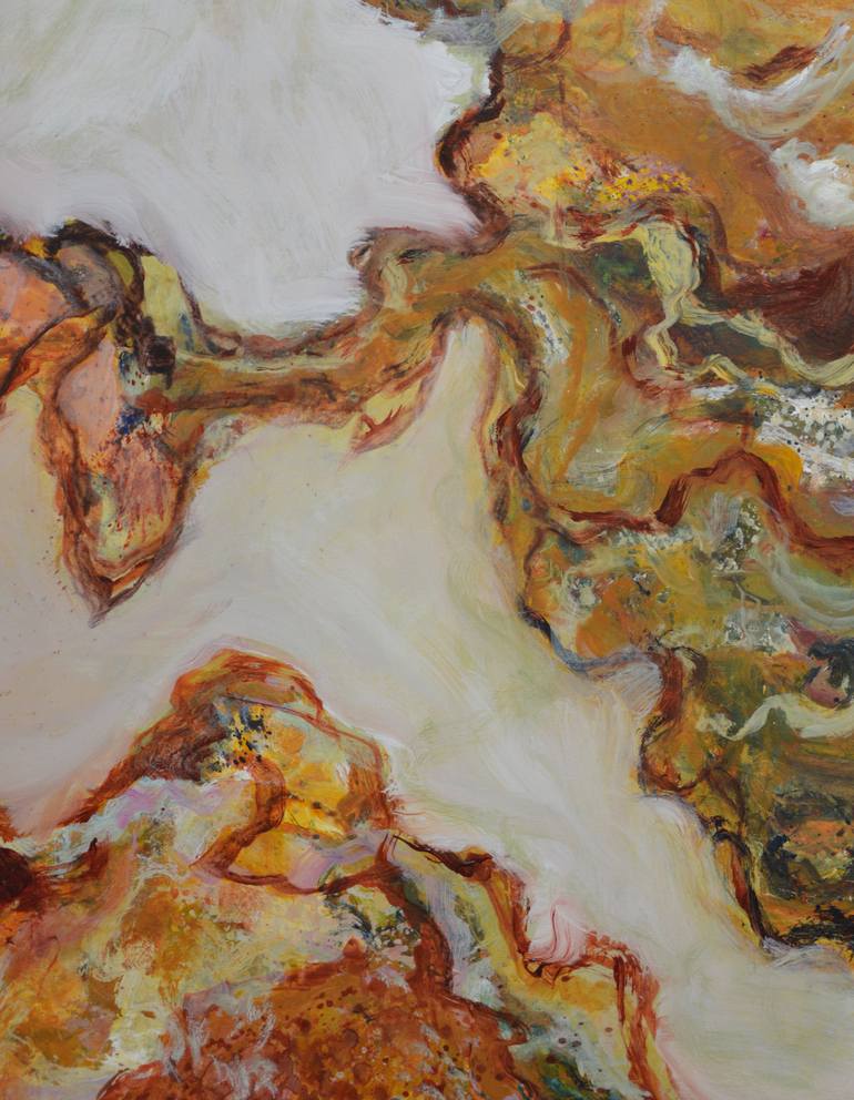 Original Abstract Expressionism Abstract Painting by Robert Gheyssens