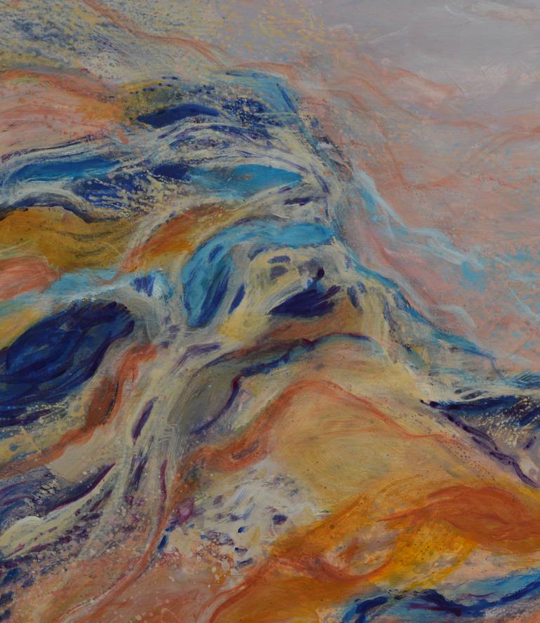 Original Abstract Landscape Painting by Robert Gheyssens