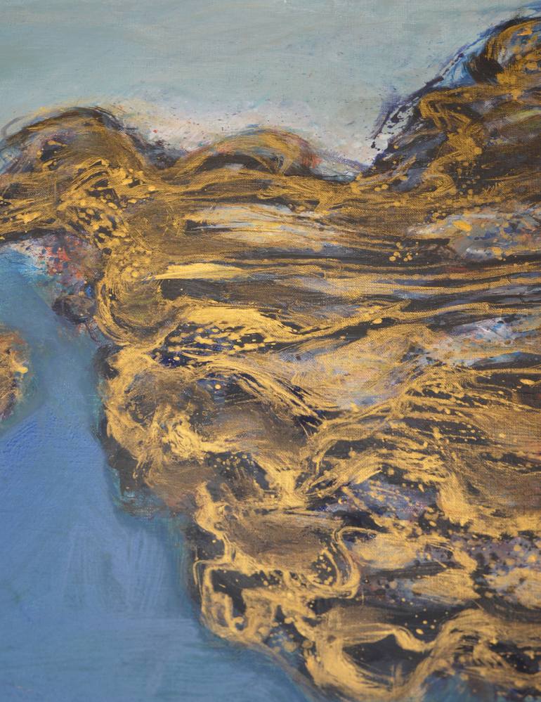 Original Abstract Landscape Painting by Robert Gheyssens