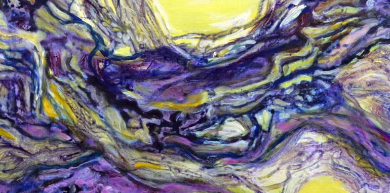 Original Abstract Landscape Painting by Robert Gheyssens