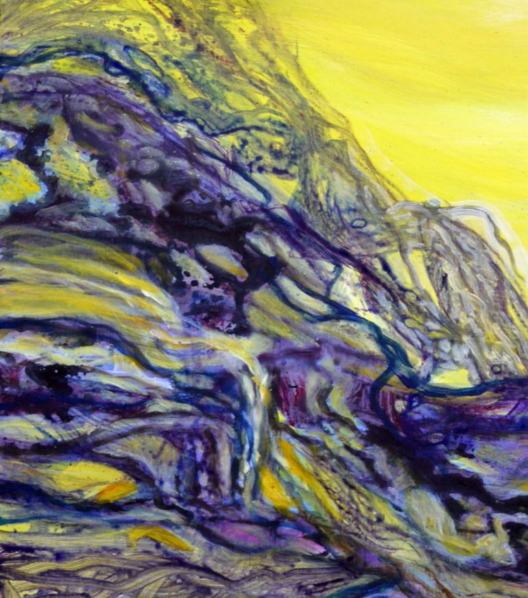 Original Abstract Landscape Painting by Robert Gheyssens