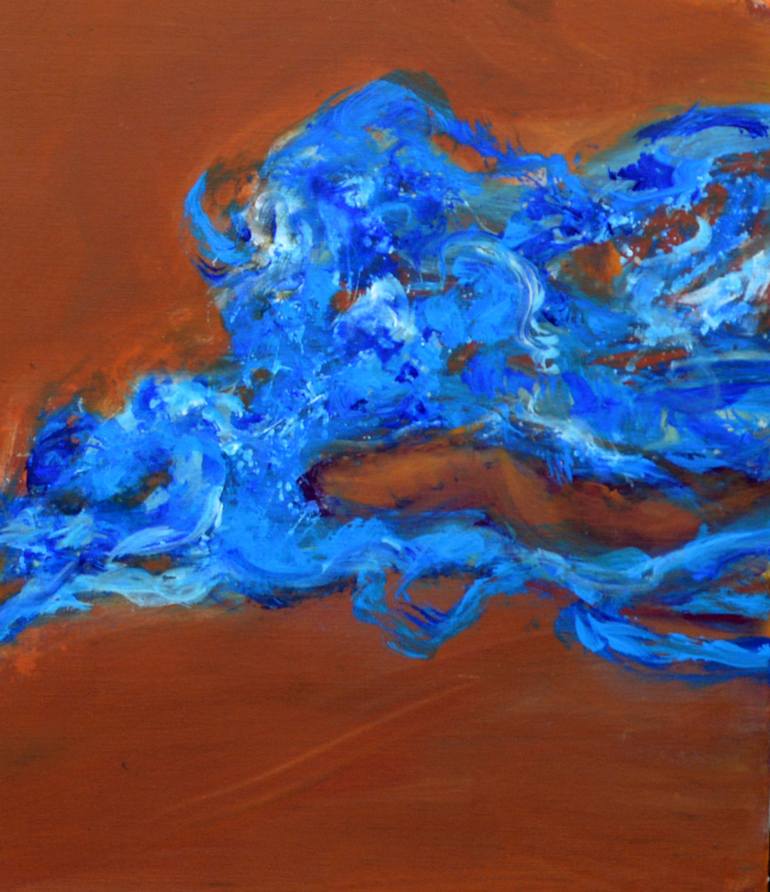 Original Abstract Nature Painting by Robert Gheyssens