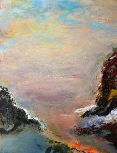 Original Abstract Landscape Paintings by Robert Gheyssens