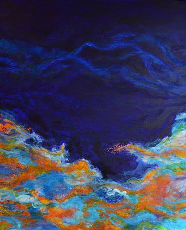 Original Abstract Seascape Paintings by Robert Gheyssens