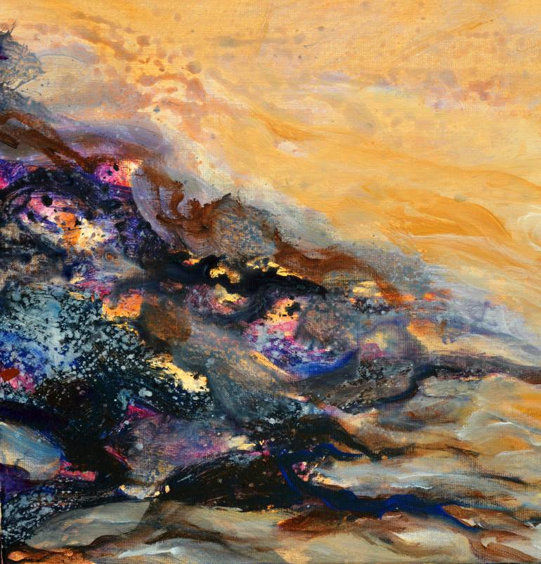 Original Abstract Landscape Painting by Robert Gheyssens