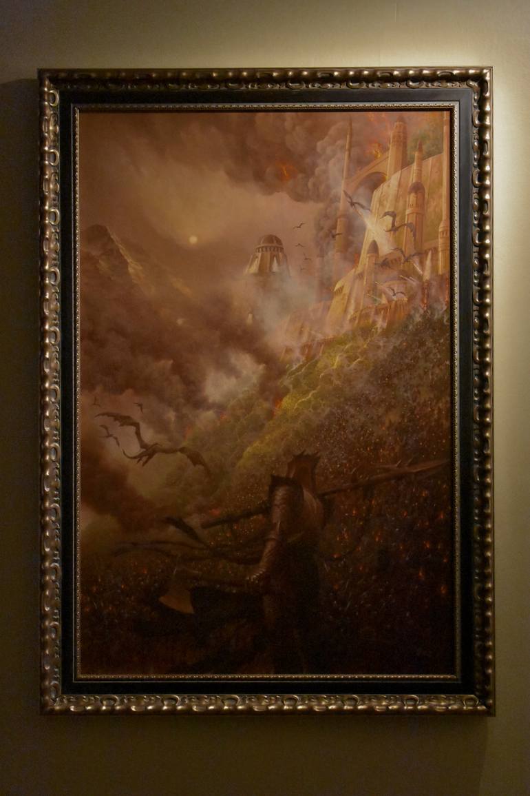 Original Figurative Fantasy Painting by Christophe Vacher