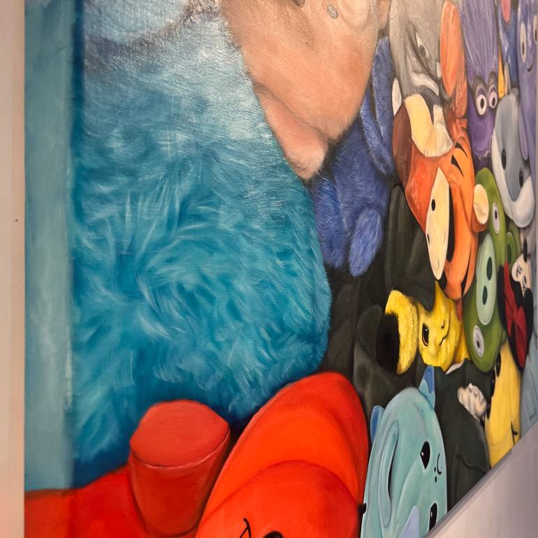 Original Realism Cartoon Painting by Viktoria Skityba
