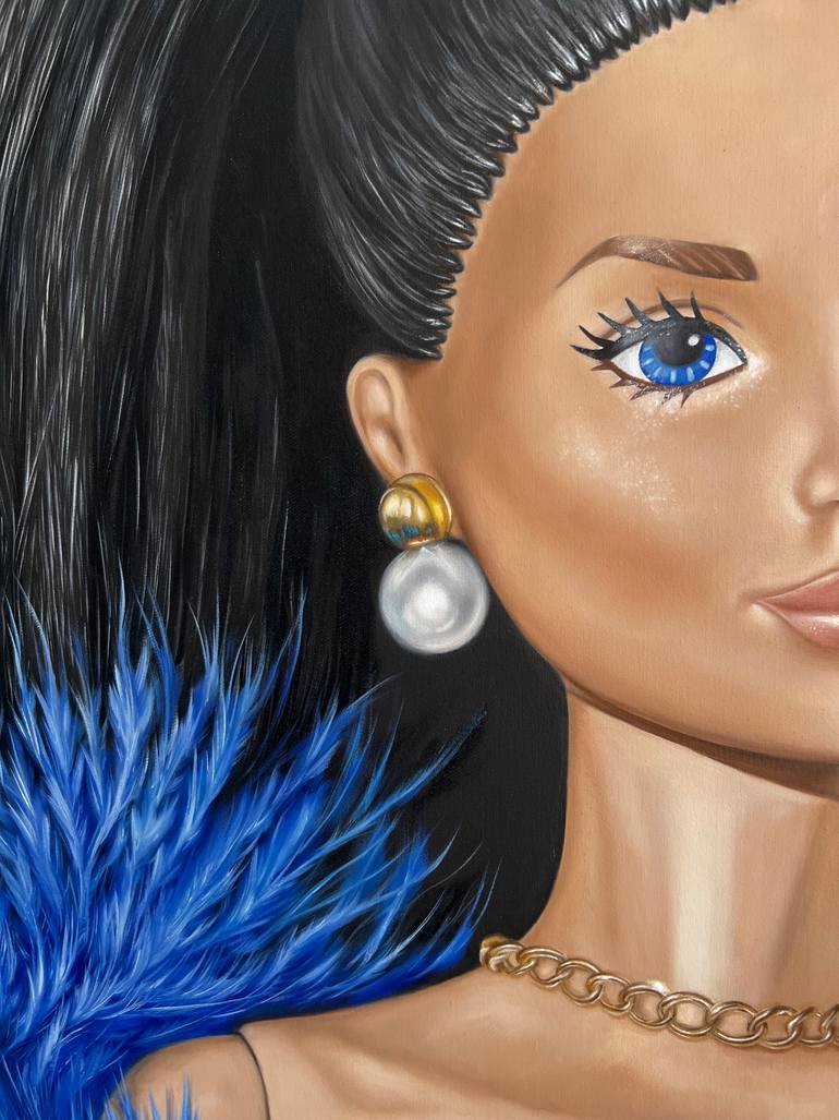 Original Realism Cartoon Painting by Viktoria Skityba