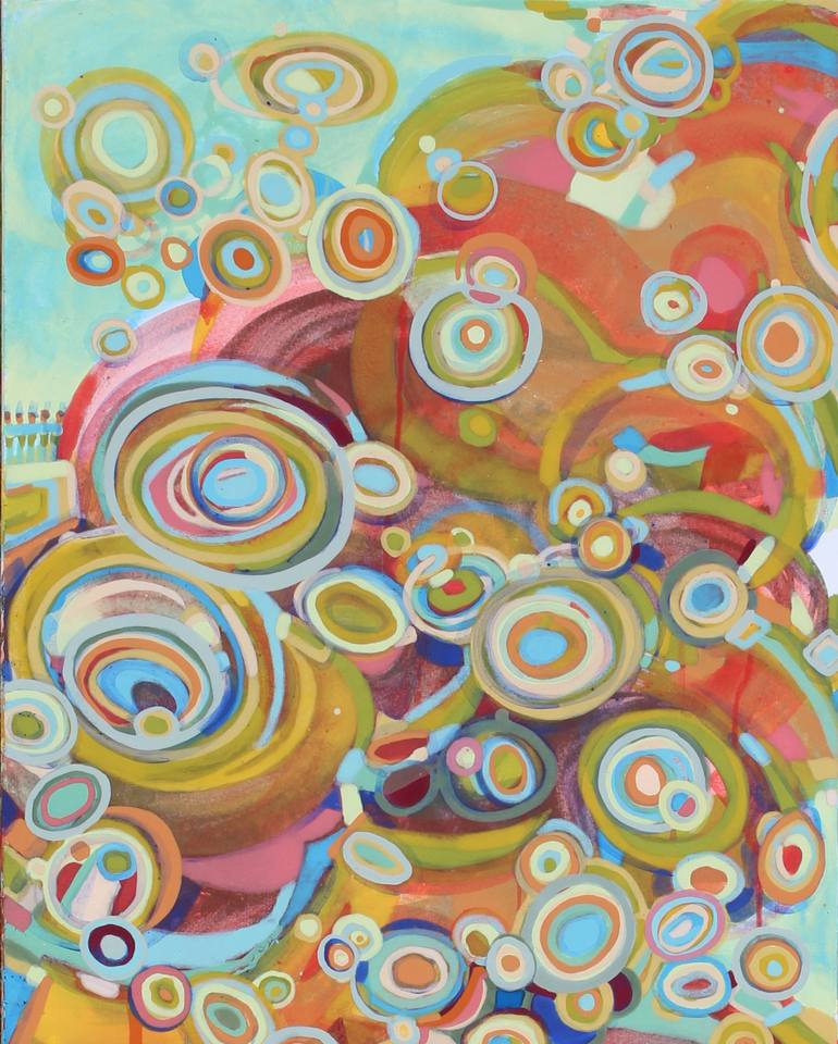 Original Abstract Expressionism Abstract Painting by Matthew Frock