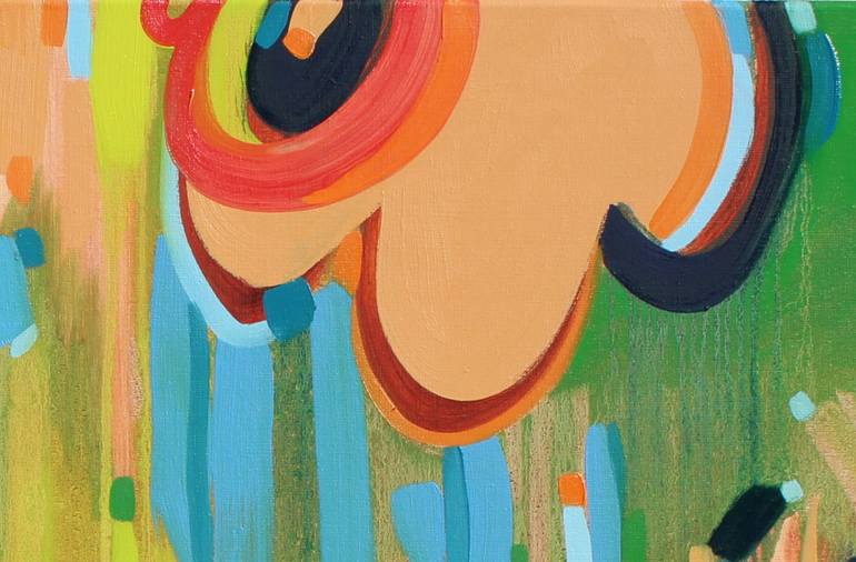Original Abstract Expressionism Abstract Painting by Matthew Frock