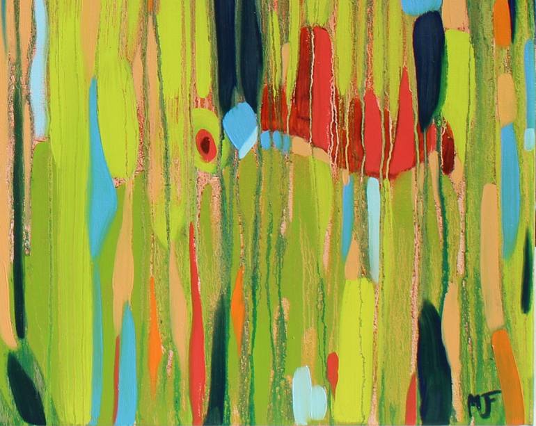 Original Abstract Expressionism Abstract Painting by Matthew Frock