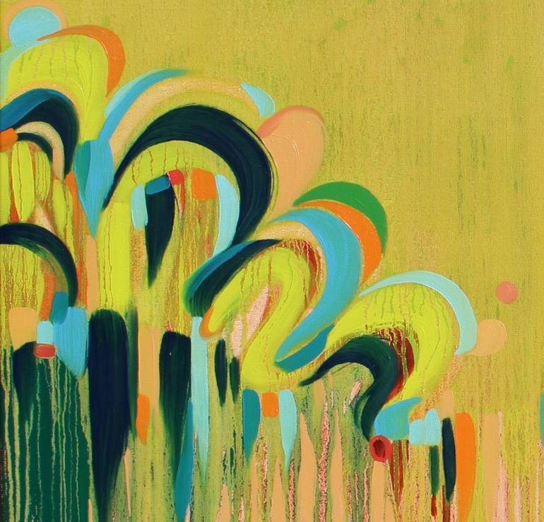 Original Abstract Expressionism Abstract Painting by Matthew Frock
