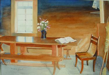 Print of Interiors Paintings by M Ann Lynch