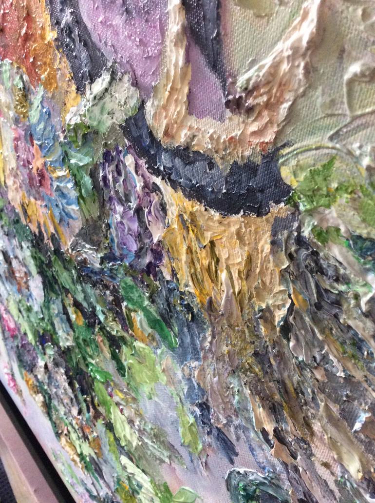 Original Expressionism Animal Painting by Mj Chameleon