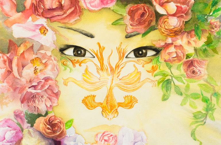 Original Illustration Fantasy Painting by Mj Chameleon