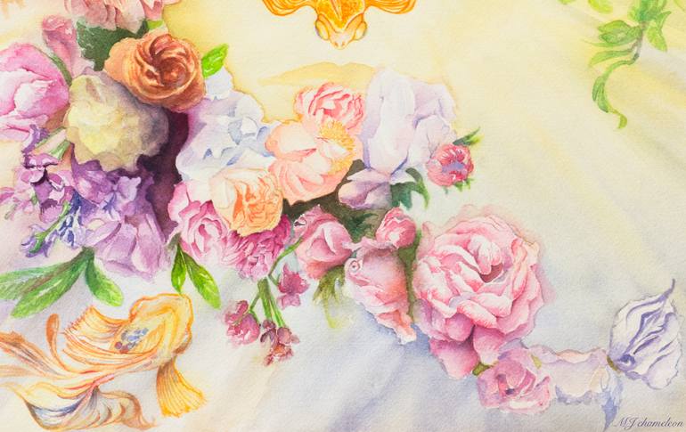 Original Illustration Fantasy Painting by Mj Chameleon