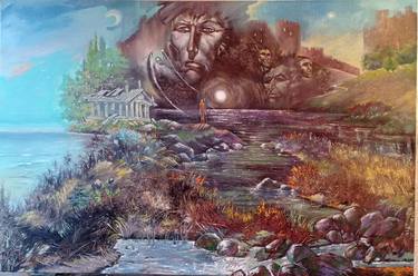 Original Abstract Fantasy Paintings by Raimundas Dzimidavicius
