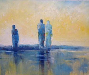 Original Figurative Abstract Paintings by Raimundas Dzimidavicius