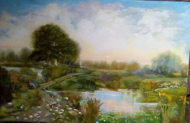 Original Realism Landscape Paintings by Raimundas Dzimidavicius