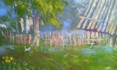 Original Fine Art Landscape Paintings by Raimundas Dzimidavicius