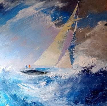 Original Abstract Landscape Paintings by Raimundas Dzimidavicius