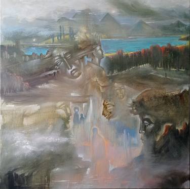 Original Abstract Fantasy Paintings by Raimundas Dzimidavicius