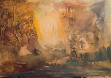 Original Abstract Fantasy Paintings by Raimundas Dzimidavicius