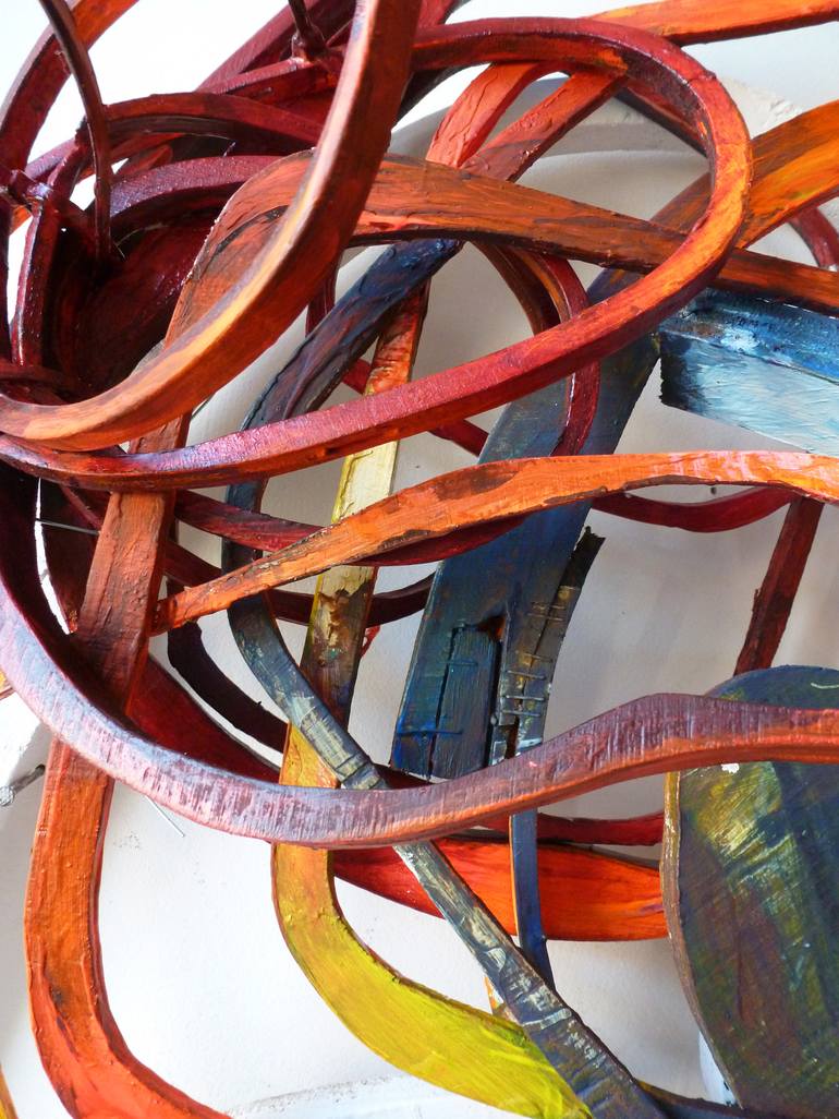 Original Abstract Expressionism Abstract Sculpture by Yvette Van Den Boogaard
