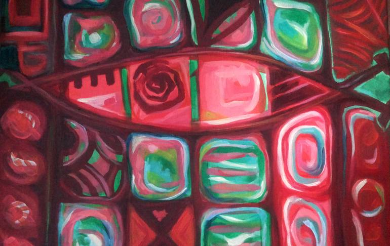 Original Abstract Painting by Marge Pen