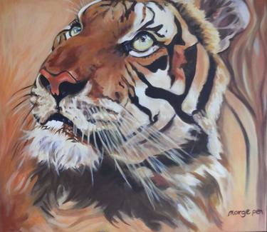 Print of Photorealism Animal Paintings by Marge Pen