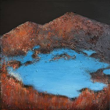 Original Abstract Landscape Painting by Svitlana Hlushko