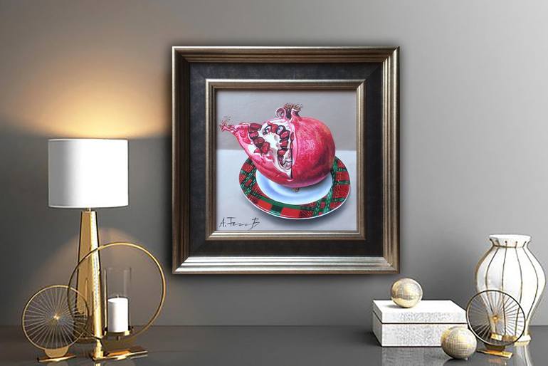 Original Photorealism Still Life Painting by Alexander Titorenkov