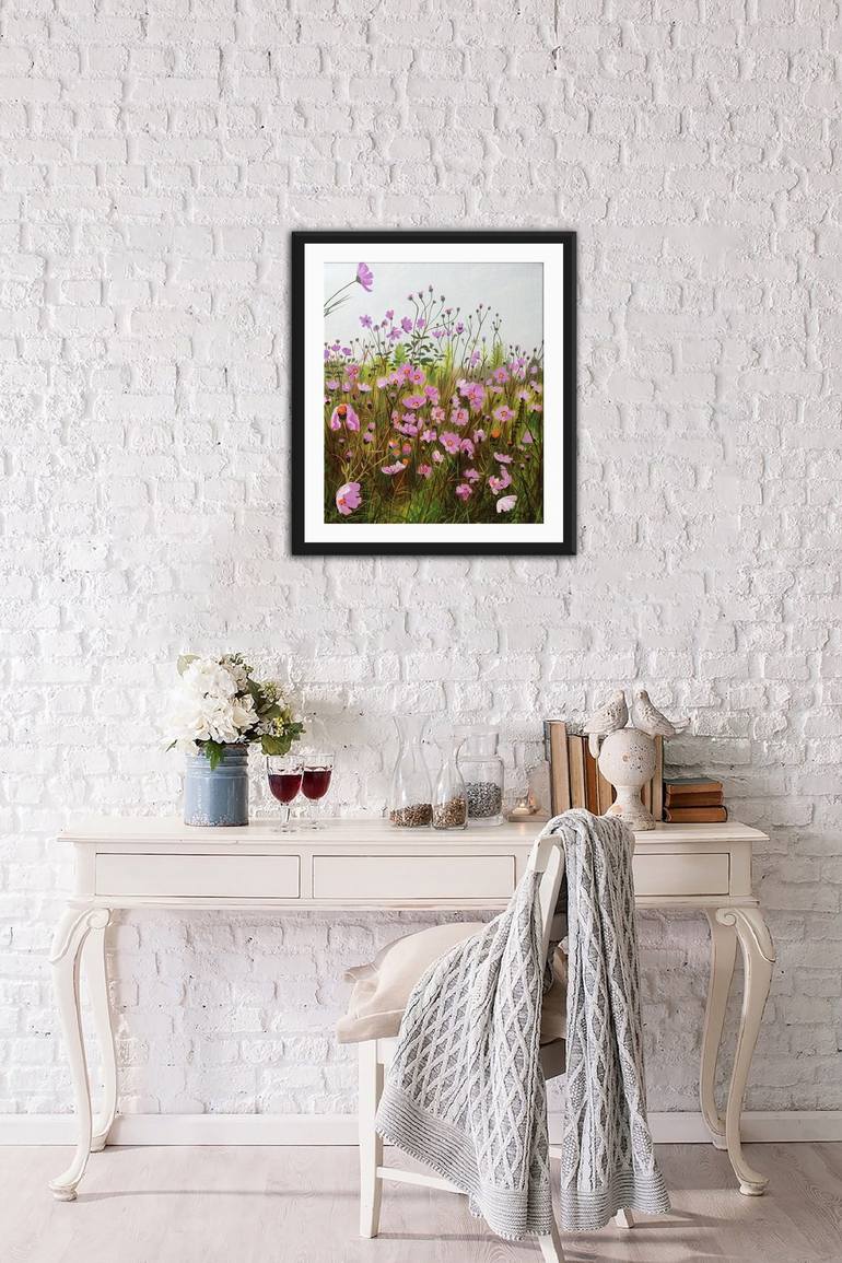 Original Photorealism Floral Painting by Alexander Titorenkov