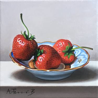 Strawberries on a Saucer thumb