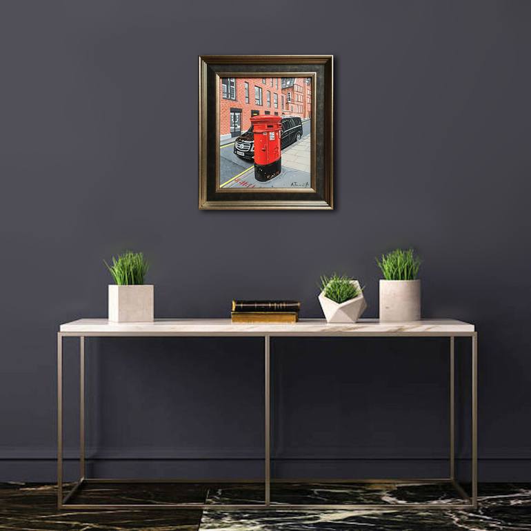 Original Realism Cities Painting by Alexander Titorenkov