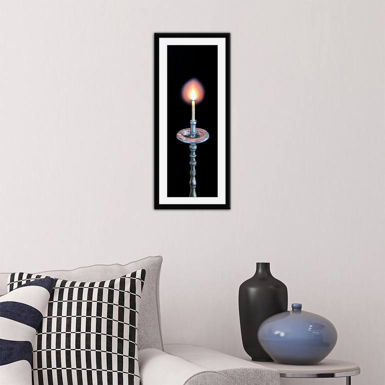 Original Photorealism Still Life Painting by Alexander Titorenkov