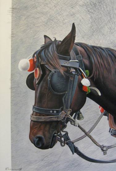 Original Realism Horse Paintings by Alexander Titorenkov