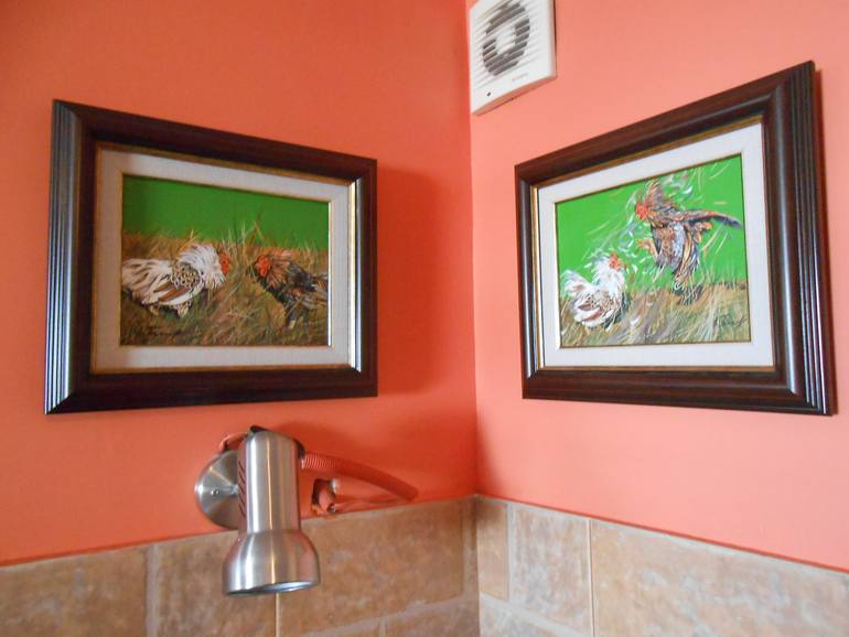 Original Realism Animal Painting by Alexander Titorenkov