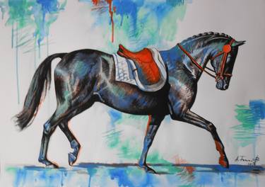 Original Horse Drawings by Alexander Titorenkov