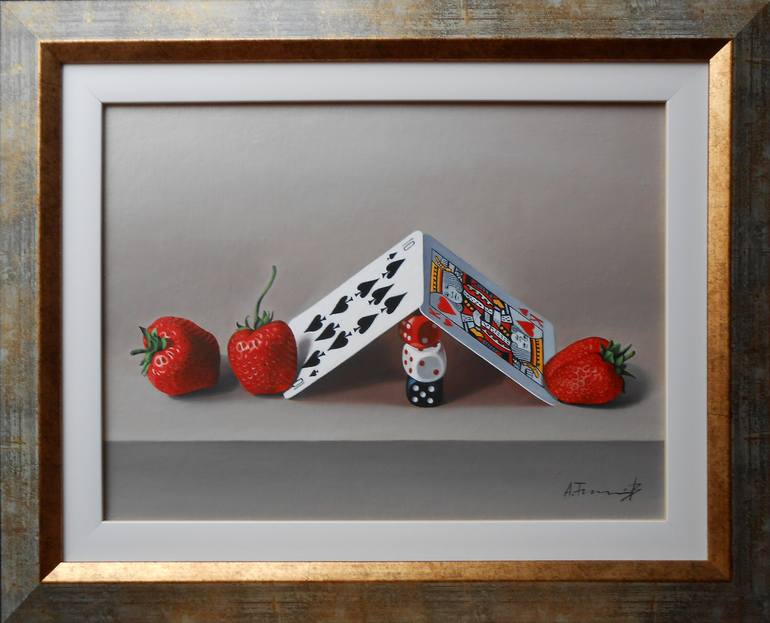 Original Realism Still Life Painting by Alexander Titorenkov