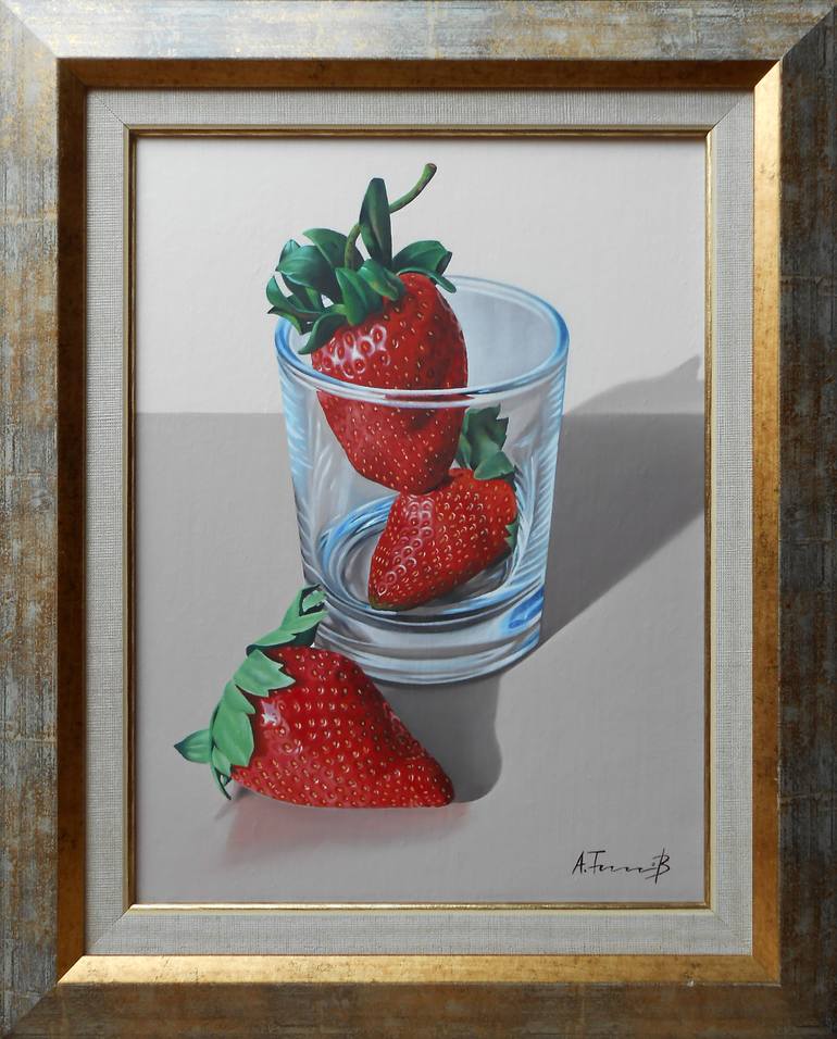 Original Realism Still Life Painting by Alexander Titorenkov