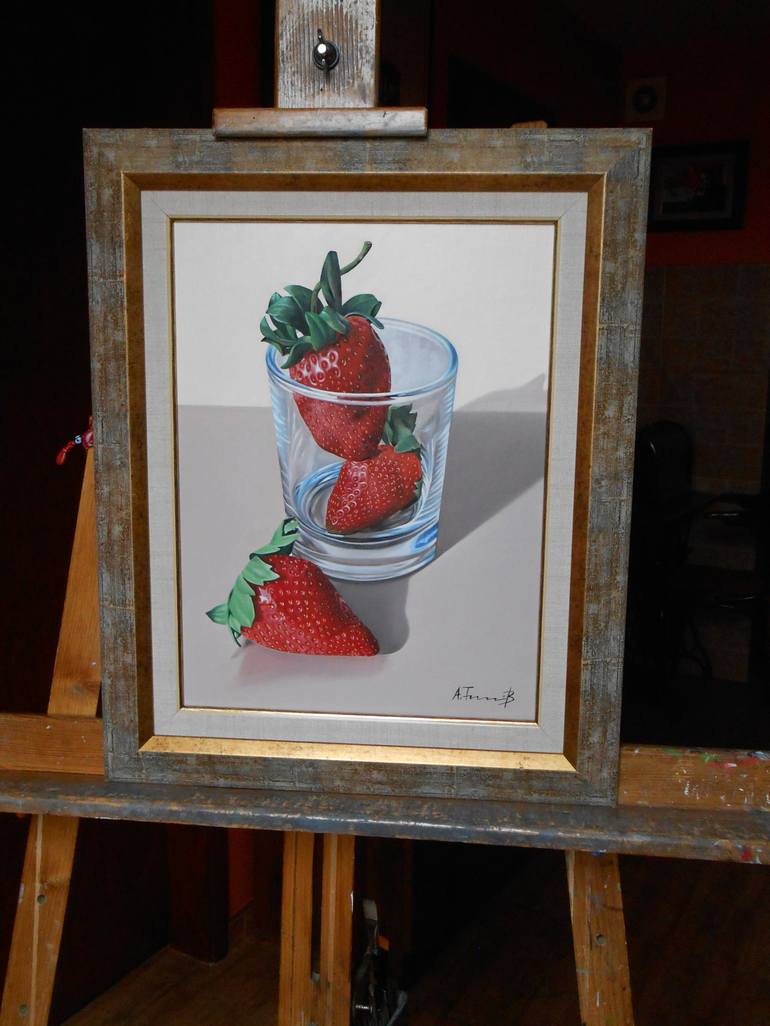 Original Realism Still Life Painting by Alexander Titorenkov