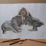 I work in hyperrealistic style. The medium is oil on canvas. I like this style because it's challenging for the artist and at the same time it is appealing to both art lovers and collectors. I choose my subjects meticulously as I am interested in detail and I want to show my skills at their best. I do hope my work will be thought-provoking for viewers as well.