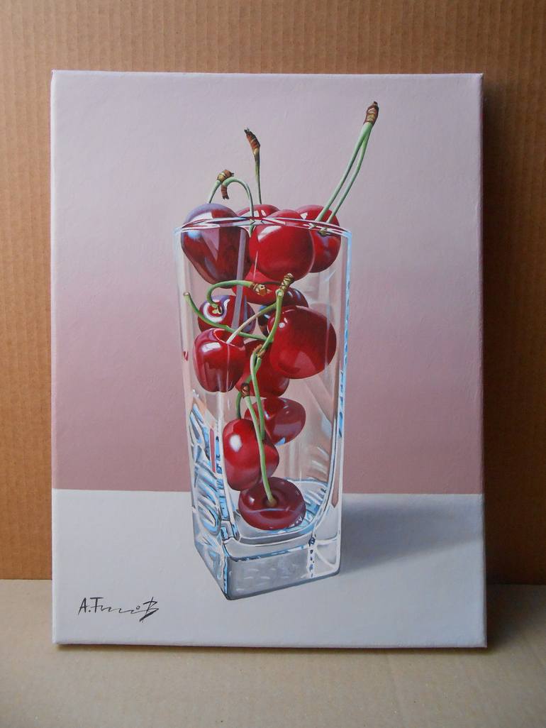 Original Realism Still Life Painting by Alexander Titorenkov