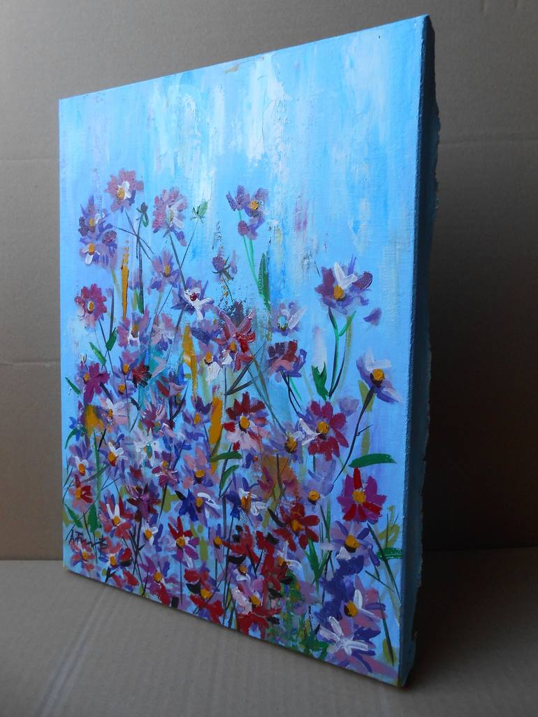 Original Floral Painting by Alexander Titorenkov